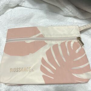 Biossance makeup bag tropical print new